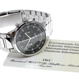 IWC SCHAFFHAUSEN GST IW372702 Chronograph black Dial Quartz Men's Watch_867830